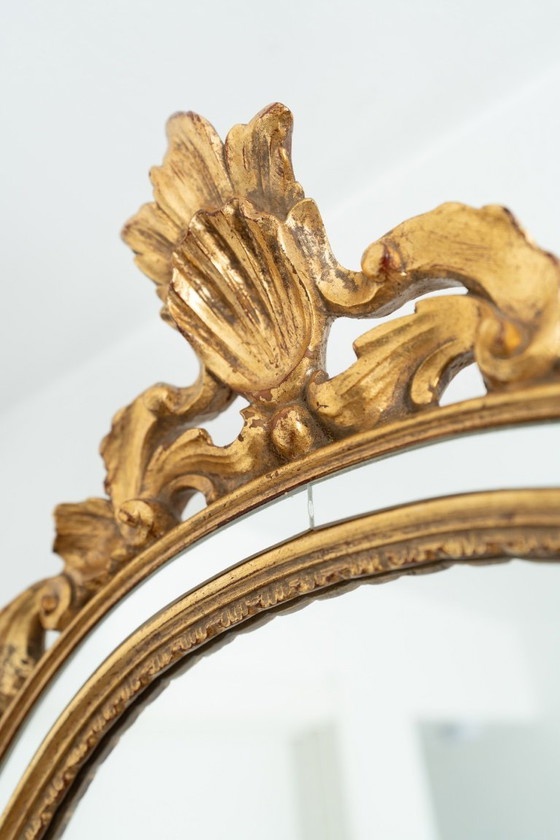 Image 1 of Specchio barocco antico – Foglia d'oro su legno