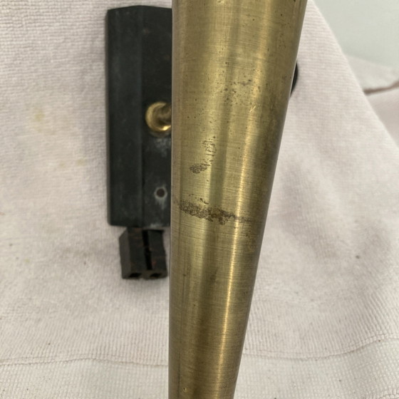 Vintage 1950s brass conical wall sconces – Wall lights (photo 15 of 15)