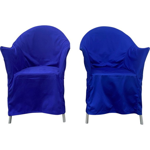 Ein Paar Vintage-Sessel Lord Yo aus Aluminium und Polypropylen von Philippe Starck für Driade, 1990