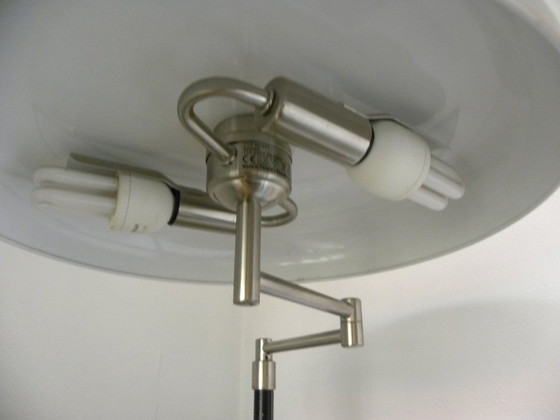 Lampada da tavolo/scrivania IKEA Grimso in acciaio spazzolato e pelle – Lampade da tavolo, rvs (photo 5 of 12)
