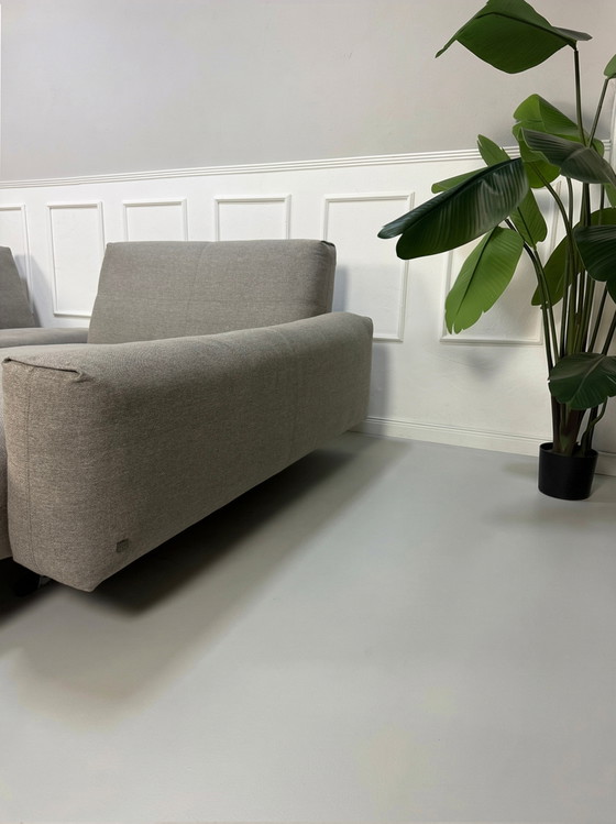 Image 1 of Rolf Benz 50 Stoff Grau Designer Ecksofa Couch
