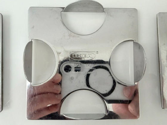 Ikea Groggy Sottobicchieri (5 Pezzi) Nel Supporto – Accessori da tavola, rvs (photo 14 of 15)