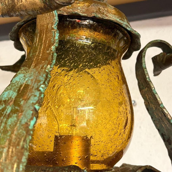 Image 1 of Wrought Iron Vintage Lantern