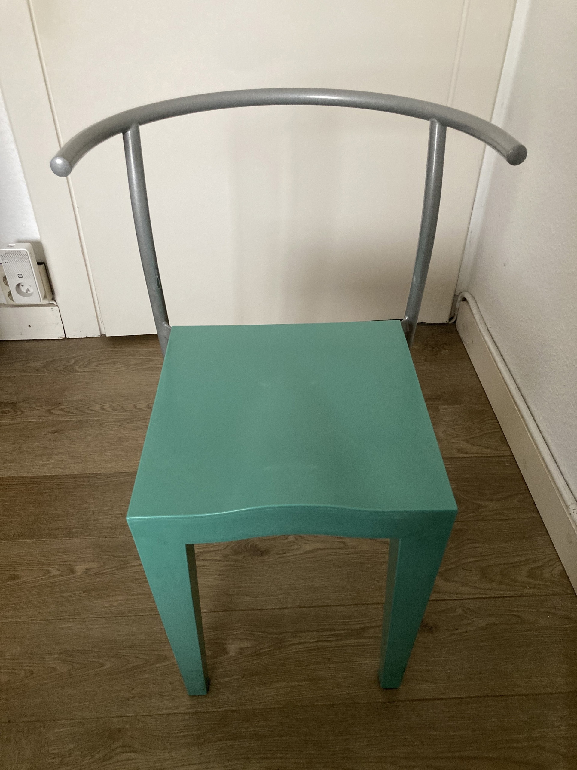 Dining Chairs Dr Glob Starck Pair Of Postmodern 