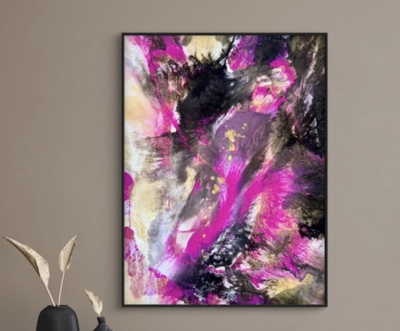 Enigma Rosa N.18 No Reserve - Emanuela Pecchia – Paintings & Drawings, Canvas (photo 6 of 7)