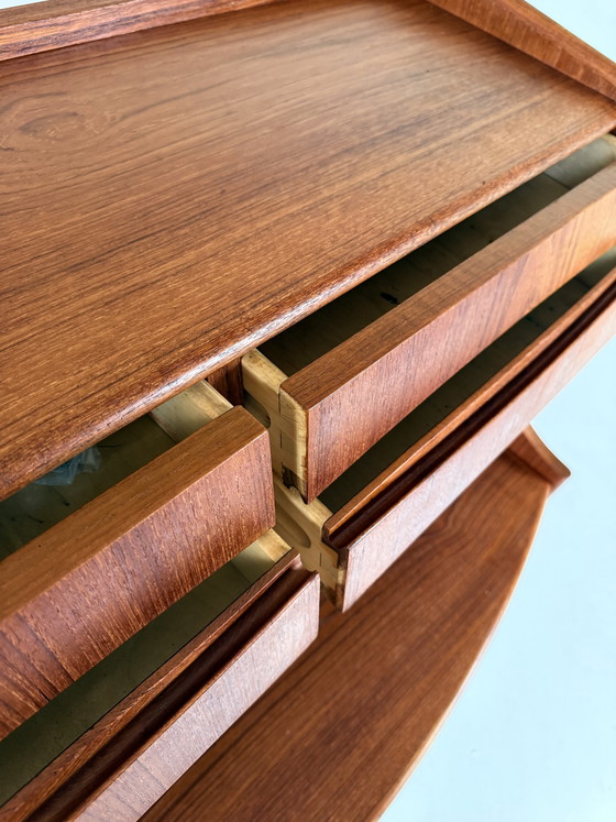 Image 1 of Vintage teakhouten secretaire, Gunnar Falsig ‘60