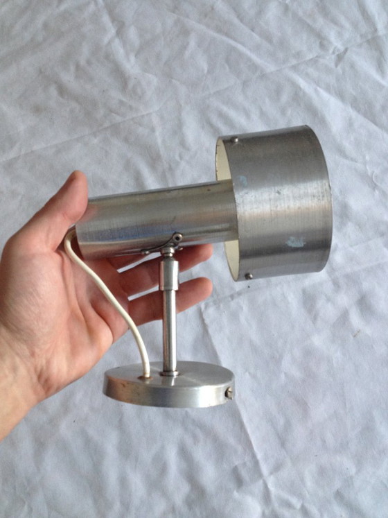 Image 1 of Applique Vintage Orientable, Alu Brossé, France 1970