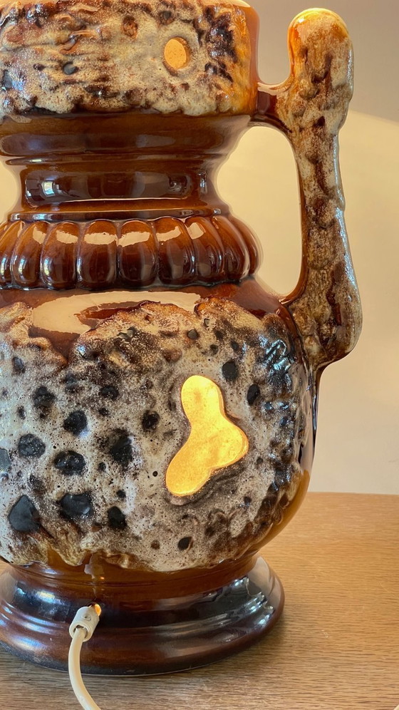 Image 1 of Fat Lava Lamp, Dubbele Verlichting, Vintage Stijl