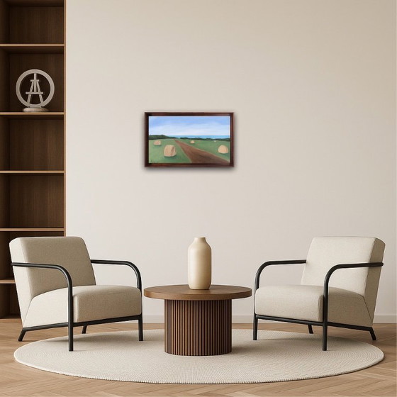 Image 1 of Öl auf bespanntem Keilrahmen 46x27cm.