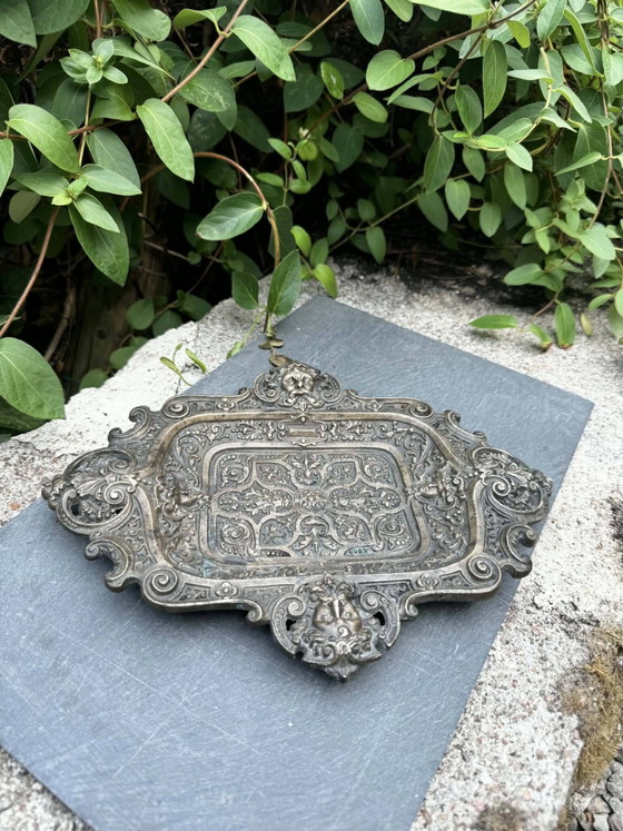 Large bronze Art Nouveau Jugendstil catchall tray – Bowls (photo 2 of 6)