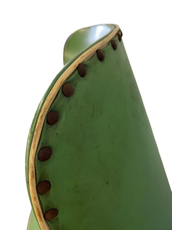 Image 1 of chaise rockabilly verte vintage