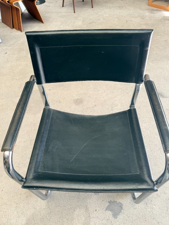 Matteo Grassi MG5 Cantilever chair (stock: 2) – Armchairs, Leather, Metal (photo 12 of 18)