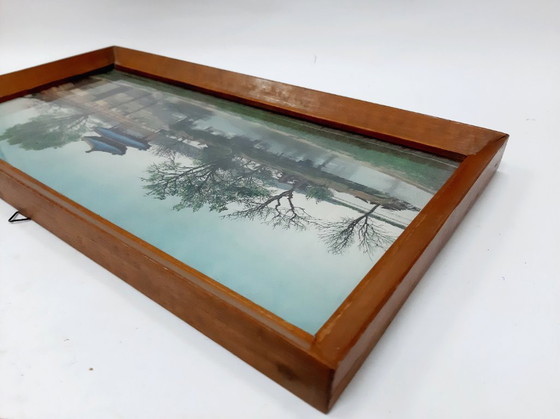Image 1 of Vintage Asian Silk Tapestry – Framed Landscape Art