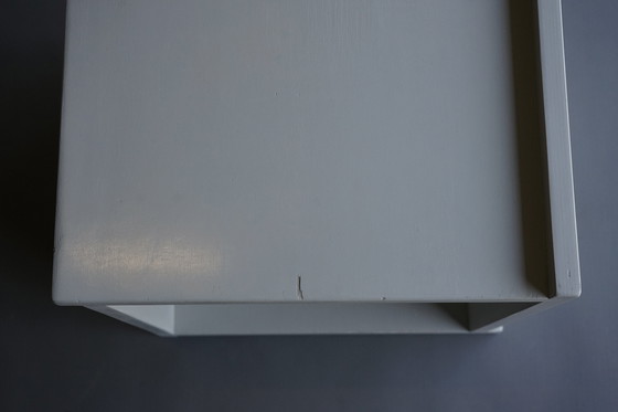 Image 1 of Minimalistischer Sperrholz-Würfelhocker, 1960er Jahre