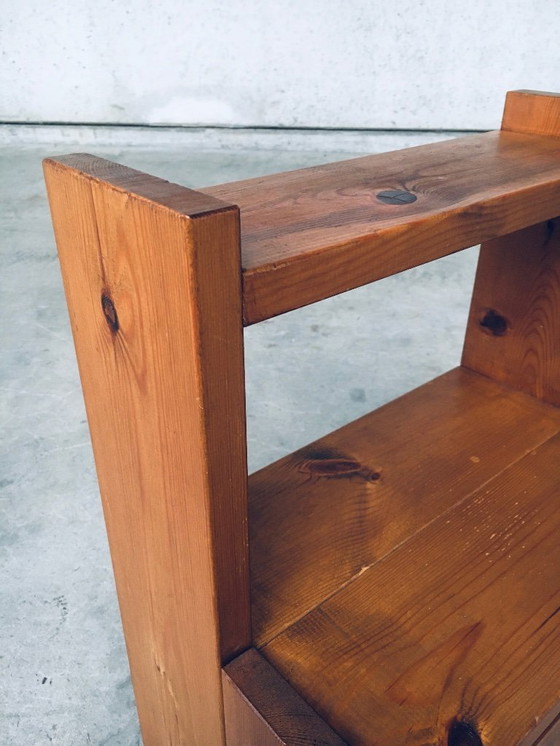 Image 1 of Midcentury Scandinavian Design Pine Bedside Table Set, 1960's Sweden