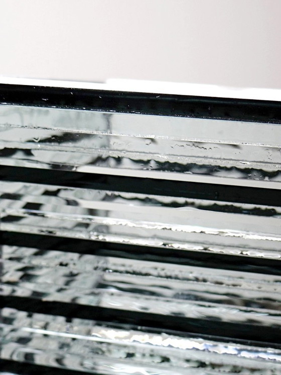 Image 1 of Corps de lampe sculpturale design "Stacked Glass" vintage 75-85's moderniste