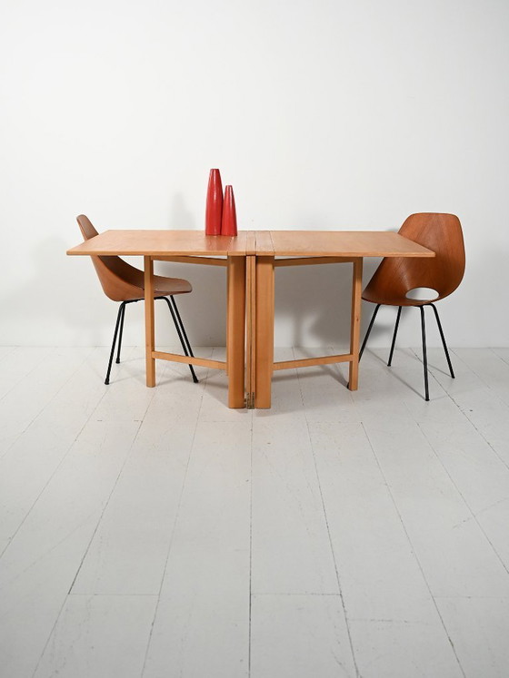 Image 1 of “Maria Flap” folding table by Bruno Mathsson