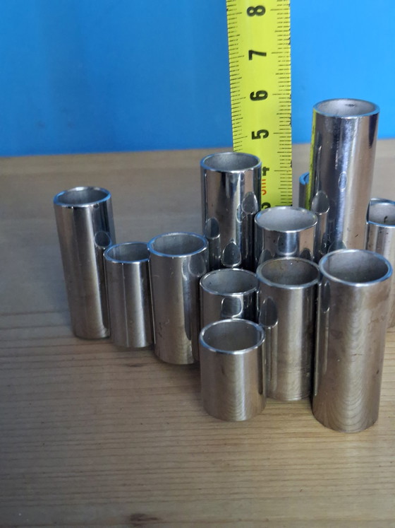 Image 1 of Set Ikebana Bruckmann, metà secolo, in ceramica e metallo