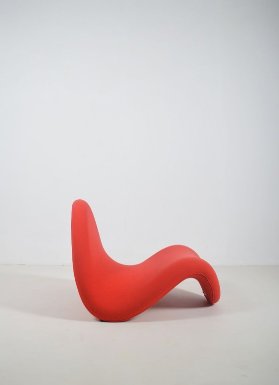 Image 1 of Red F577 Tongue designed by Pierre Paulin for Artifort
