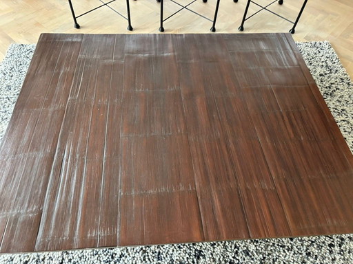 Axel Vervoordt Salontafel Wengé & Bamboe Jaren '80