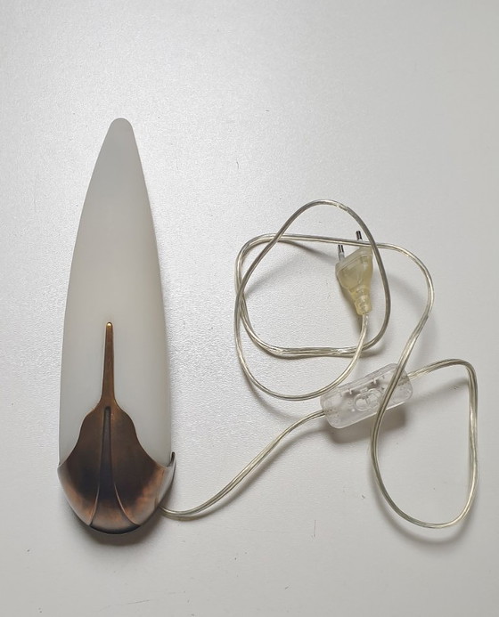 Image 1 of Herda - Wall lamp - 20.0605/1 - Glass, Metal