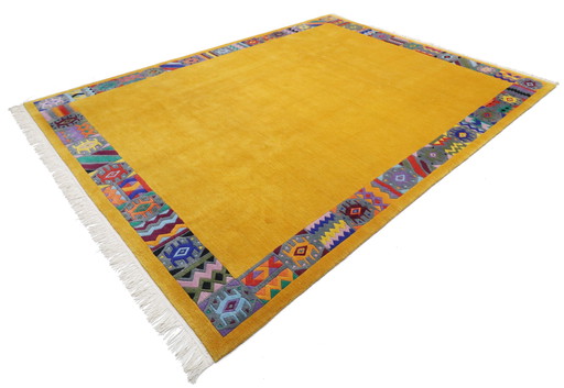 Modern Designer Nepal Teppich 340 x 256 cm