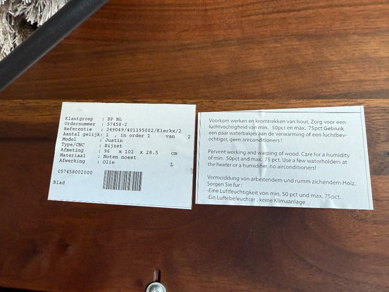 Image 1 of 3 x Bert Plantagie Justin coffee tables L M S