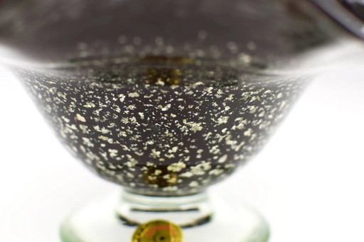 Bol vintage en verre soufflé à la bouche