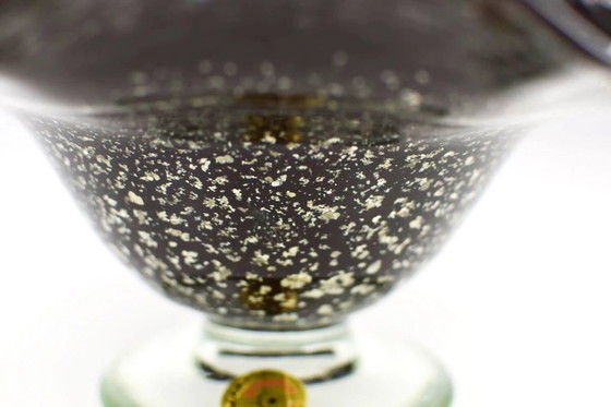 Image 1 of Vintage Mondgeblazen Glazen Schaal