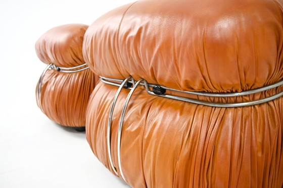 Image 1 of Soriana Lounge-Sessel von Afra & Tobia Scarpa für Cassina, 1970er Jahre, 2er-Set