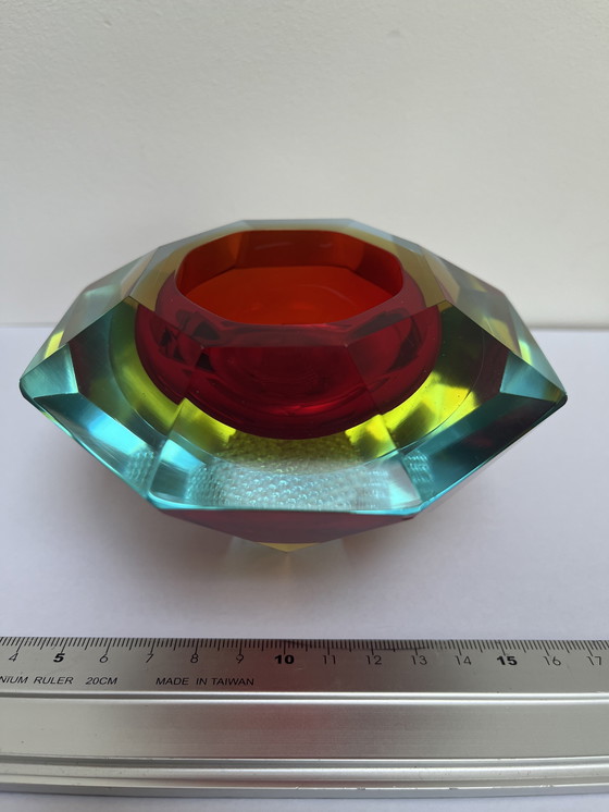 Image 1 of Cendrier vintage Sommerso en verre de Murano, vers 1960