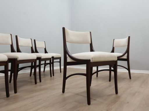 Set of 6 model 110 dining chairs Ico Parisi for Cassina, 1960s