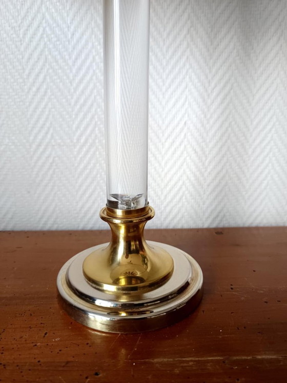 Image 1 of Lampada in plexiglass a forma di palma nello stile della Maison Charles