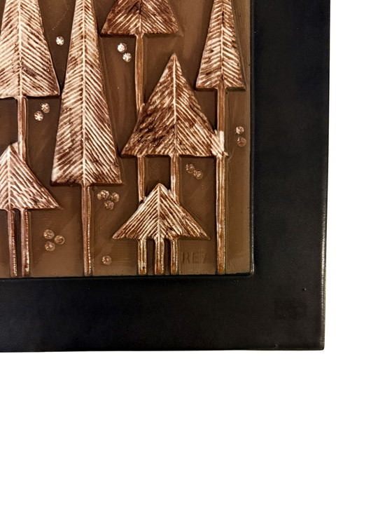 Image 1 of Piastrella da parete in ceramica vintage anni '70