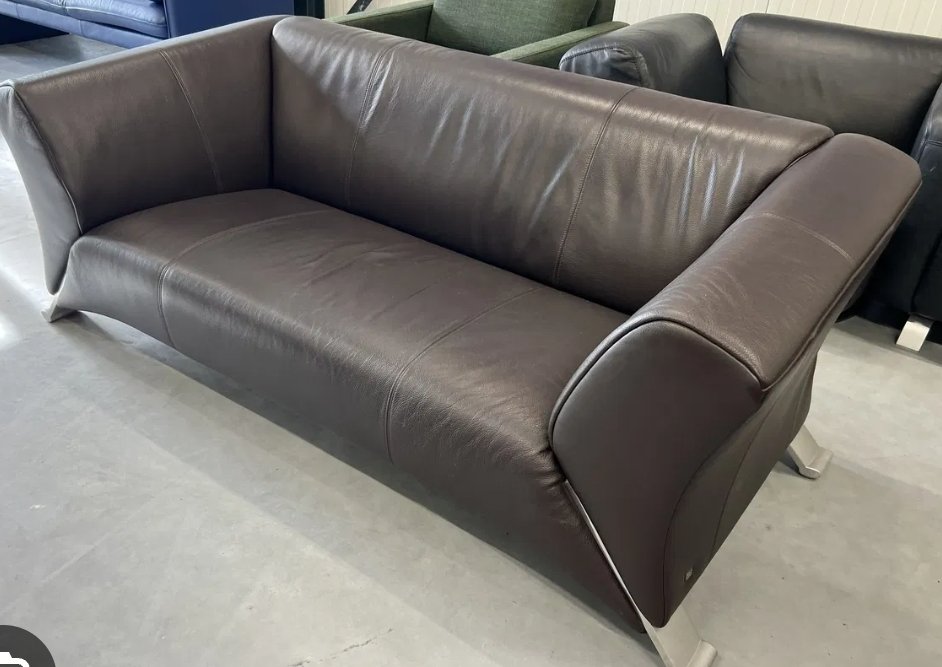 Rolf Benz - 322 2.5 - Seater Sofa - Dark Brown - Leather | €575 | Whoppah