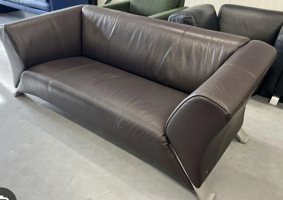 Image 1 of Rolf Benz - 322 2.5 - Sofa - Dunkelbraun - Leder