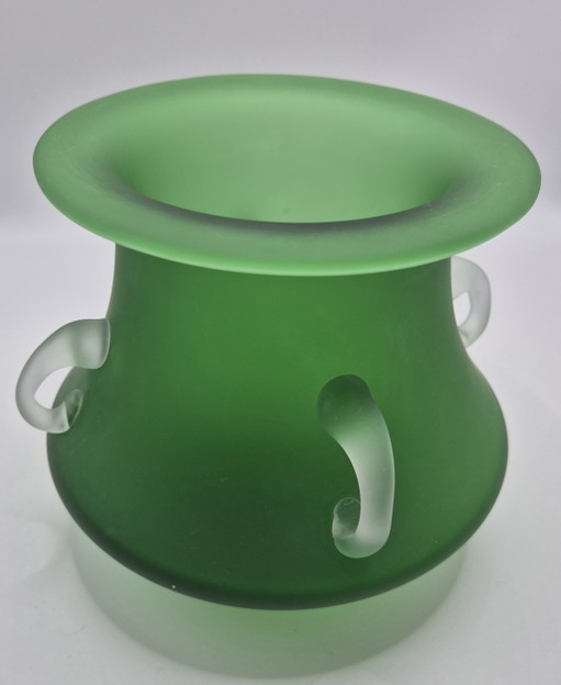 Emerald Green Vase – decoratieve objecten, Glass