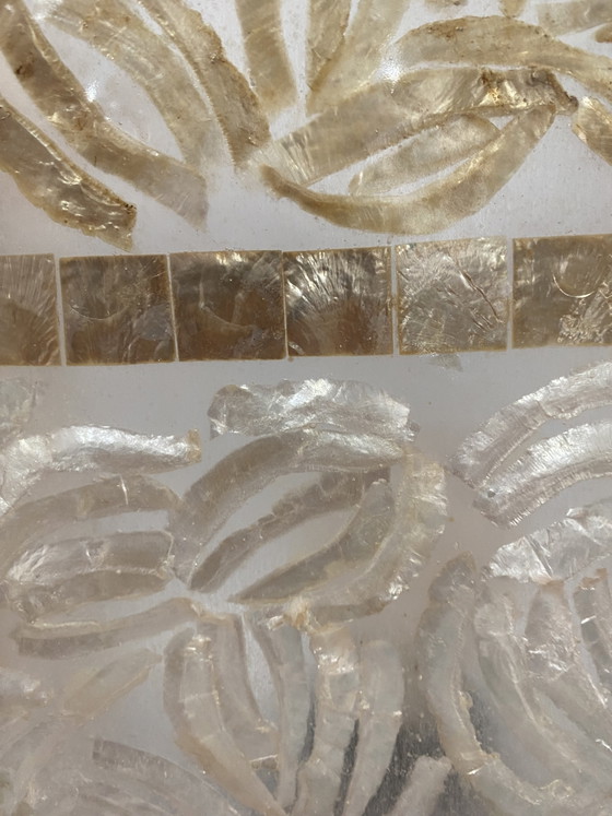 Applique murale en coquille d'huître – Décoration unique faite à la main 🐚✨ – Appliques murales, Fiberglass (photo 3 of 7)
