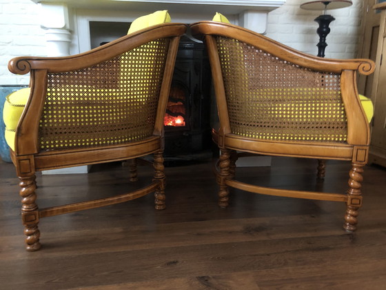 Image 1 of Zwei Giorgetti-Fauteuils aus Gurtband 