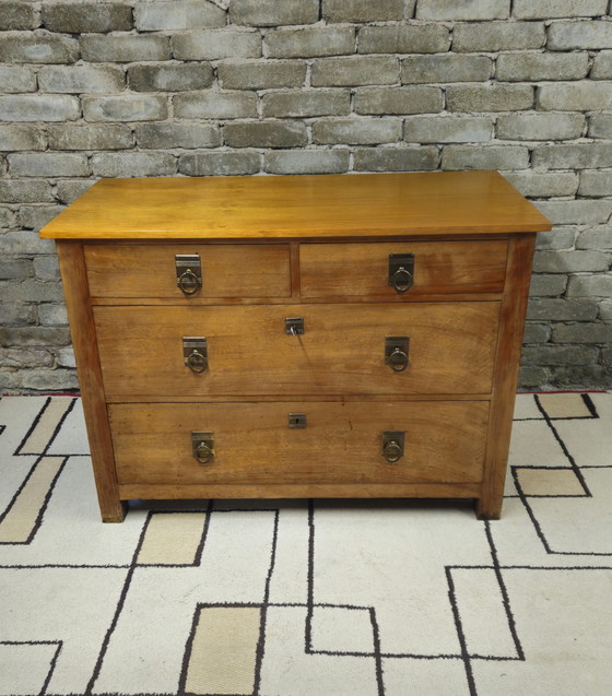 Image 1 of Kommode aus massivem Walnussholz, ca. 1960