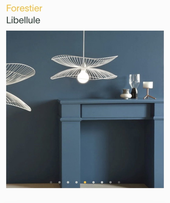 Lampe Libellule Blanche – Suspensions, Iron (photo 4 of 5)