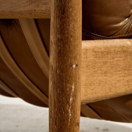 MK11119 Deense Leren Lounge Stoel – Fauteuils, Wood (photo 17 of 18)