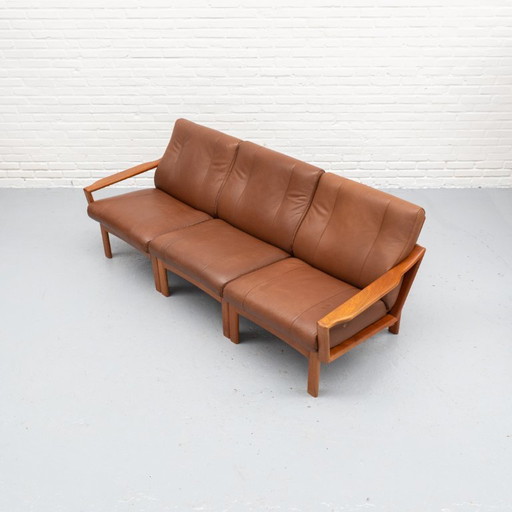 Dänisches Design Glostrup Dreisitziges Sofa 60s