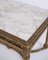 Antieke Louis XVI salontafel met marmeren blad en verguld hout, jaren 1850. – Marble (photo 3 of 9)