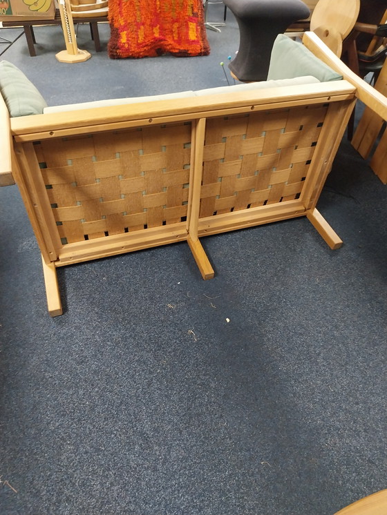 Image 1 of 1 x ensemble de 2 canapés 2 places Andreas Hansen 1980 hêtre clair