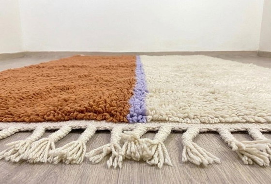 Marocain tapis berbère 250/150cm, Laine, Crème (photo 2 sur 5)