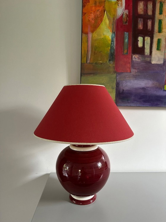 Image 1 of Kostka Tischleuchte rot 2x