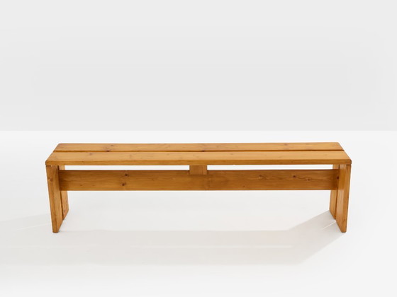 Image 1 of Panche in pino di Charlotte Perriand Les Arcs, anni '70