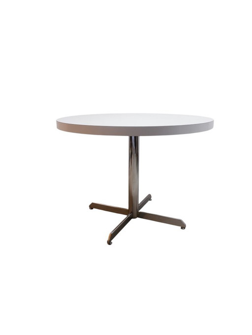 Table de salle à manger ronde vintage, 1980