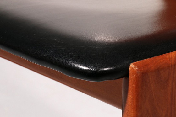 Image 1 of Mario Marenco Sapporo Esszimmerstühle aus Walnussholz für Mobilgirgi, 1970er Jahre